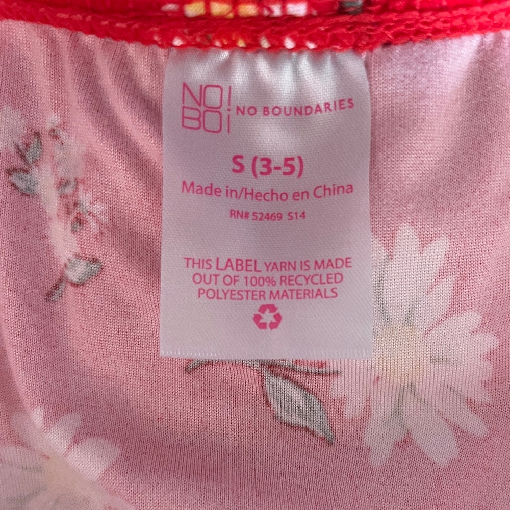 NWOT No Boundaries Romper with Attached Skirt Size Small (3-5) - Picture 9 of 12